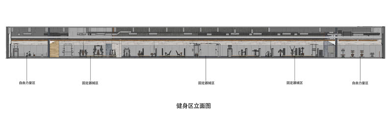 自由者健身旗舰店，现代风格与自然元素完美融合-28