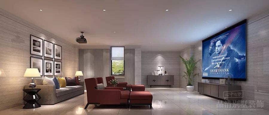 阿维侬庄园混搭风格,打造 450㎡美式新中式家居-30