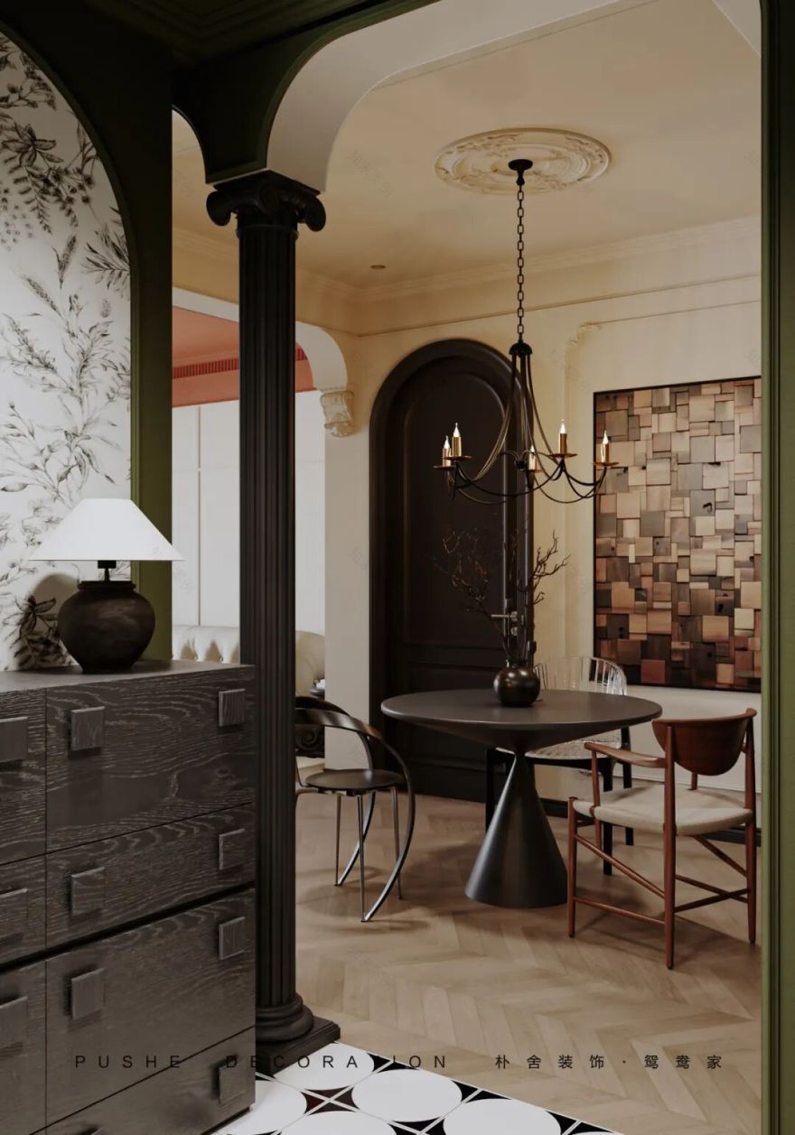 新作|摩登复古法式风,红与黑的极致碰撞-44