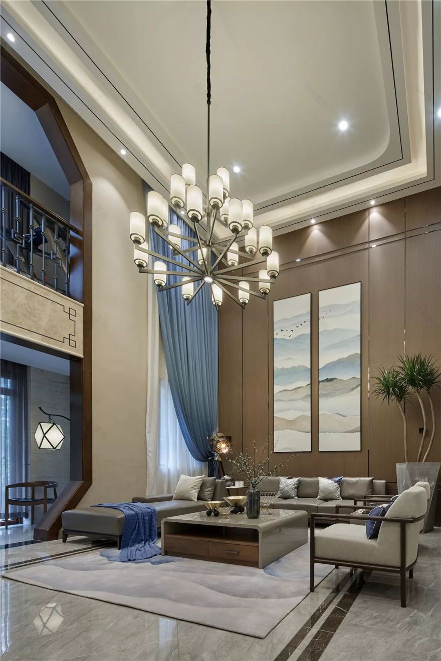 《远山黛》新中式风格家居设计,演绎传统与现代的完美碰撞-5