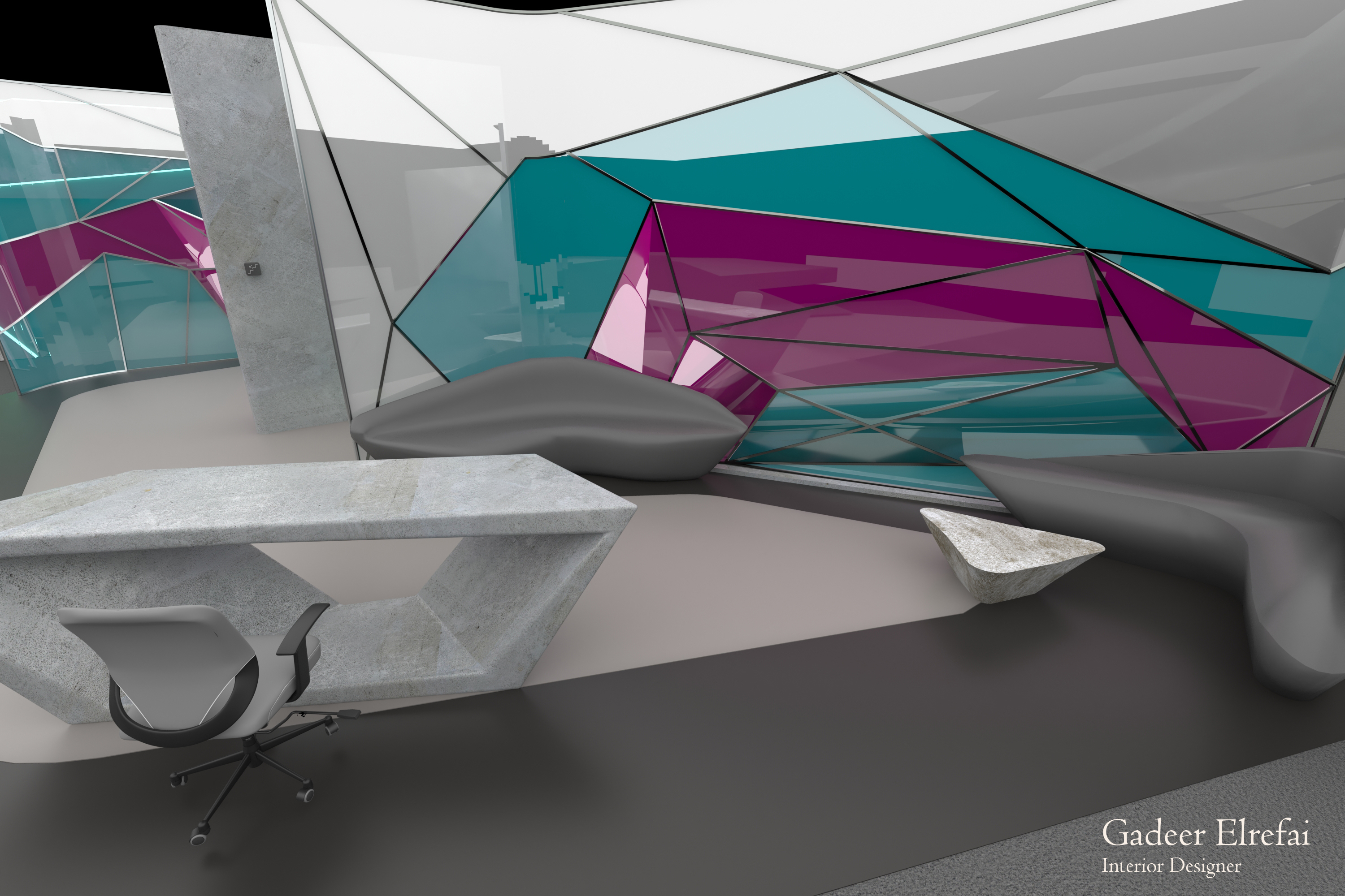 Adidas 未来主义门店设计-10