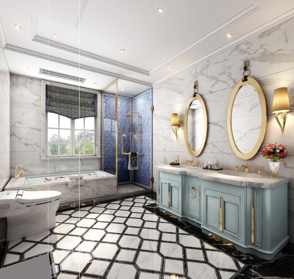 法式奢华样板房设计-8