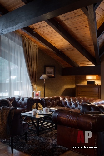 Красной Поляне的两层复式公寓设计丨俄罗斯克拉斯诺亚尔斯克丨Зубенко Юрий,Щербакова Ольга-23