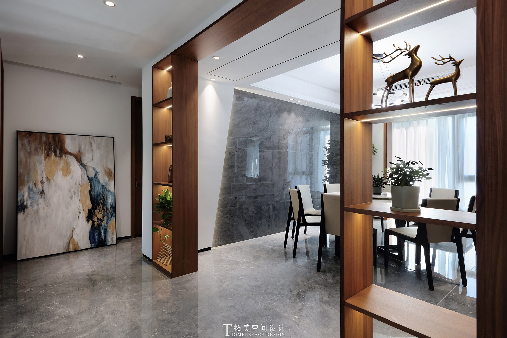 280㎡现代顶层复式丨中国丨拓美空间设计-20