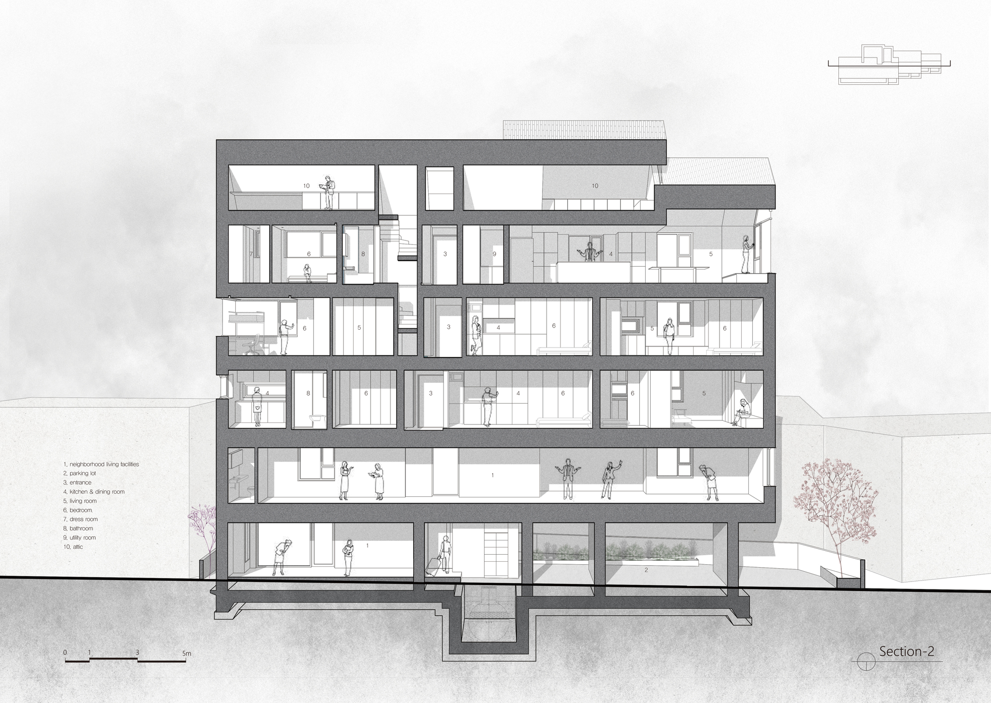 T Roof 商业和住宅建筑丨韩国首尔丨SOSU ARCHITECTS-45