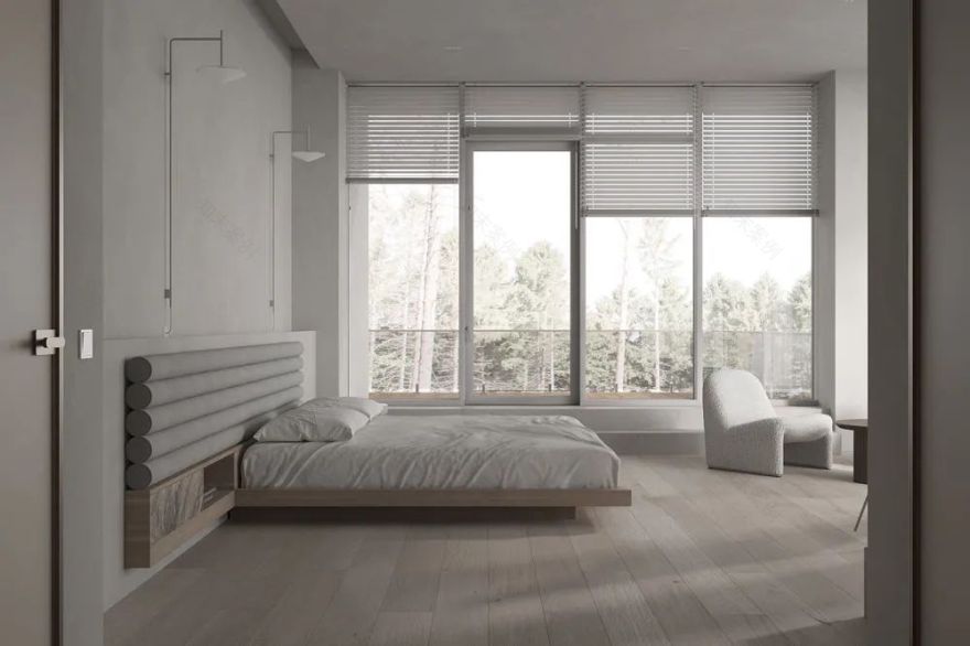 盐系简约,静美!灰白木色打造宁静家居空间丨星艺装饰广州总部-59