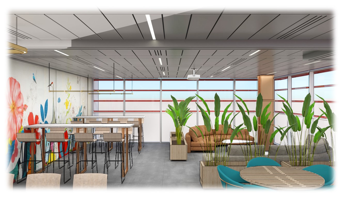 PWC 6th Floor Staff Restaurant, Seating Area & Lounges-17