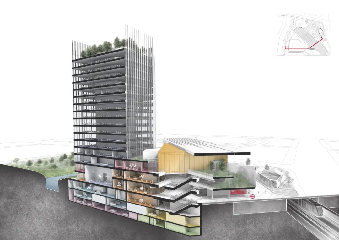 上海桃浦新金环 88 广场 TOD 综合体丨中国上海丨同济大学建筑设计研究院（集团）有限公司-25