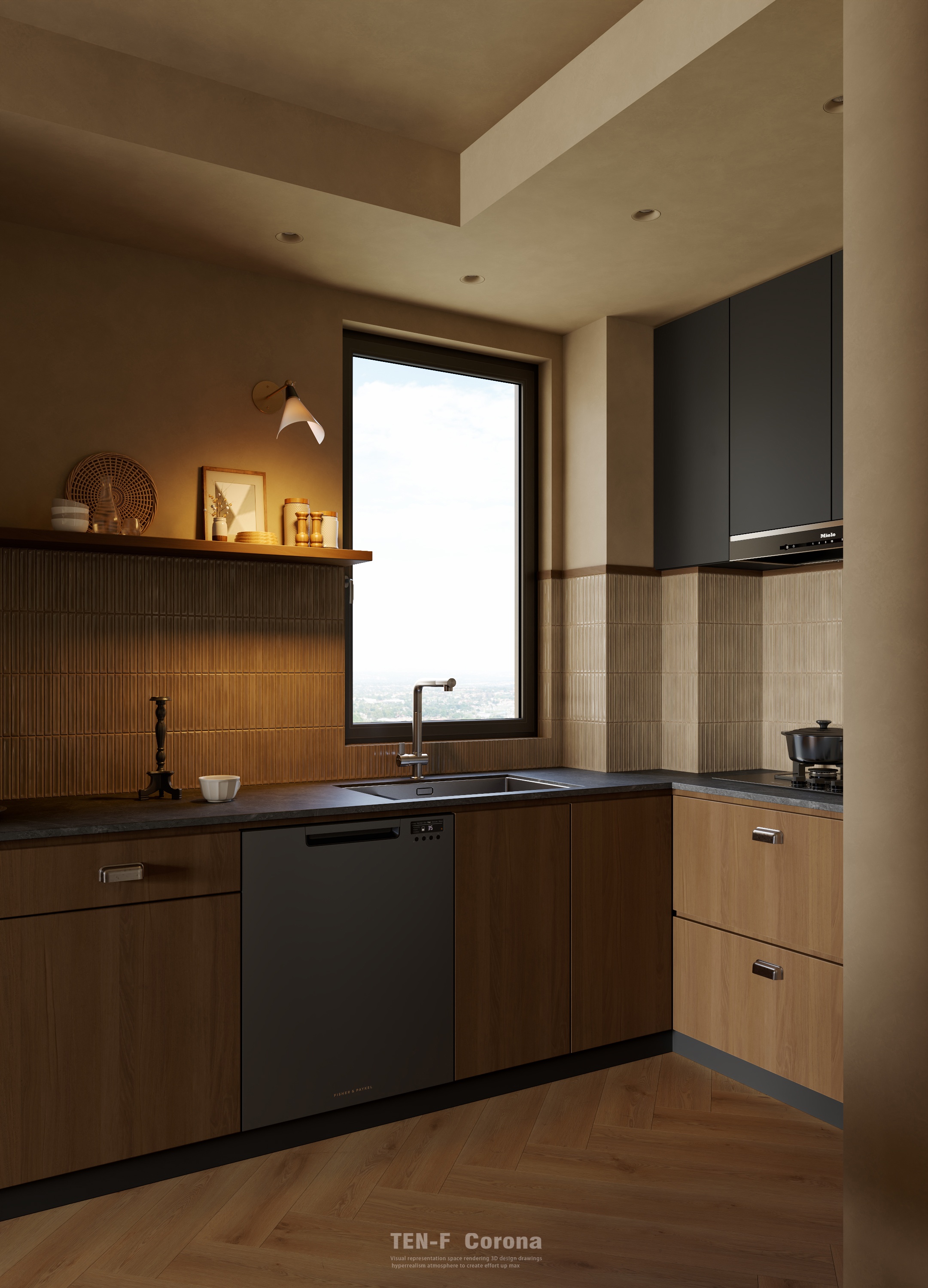 小户型中古风-9