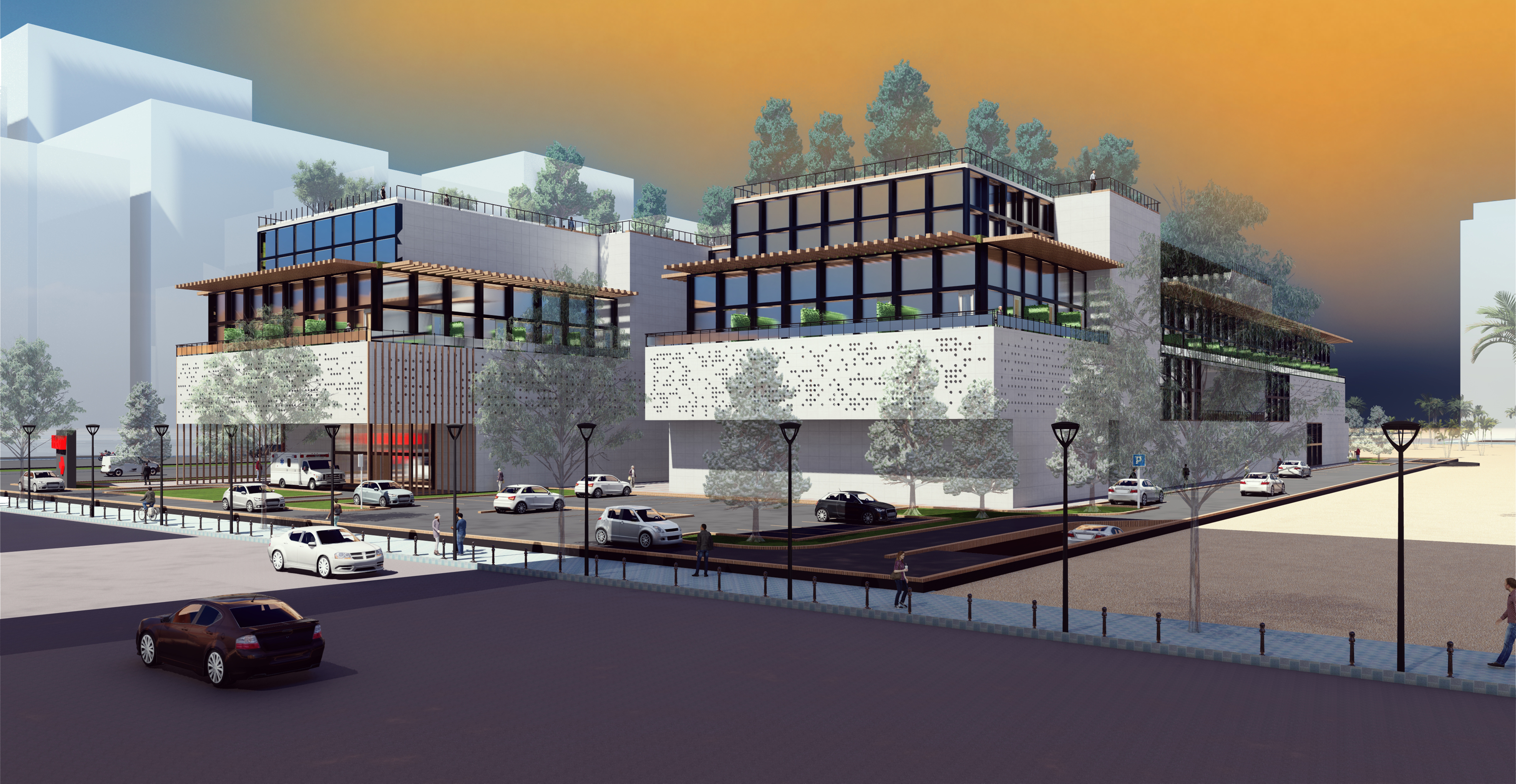 一日手术医院丨埃及丨开罗大学工程学院建筑系-9