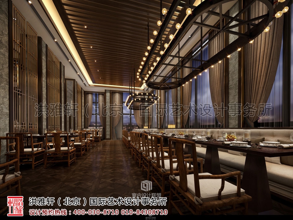 酒店餐厅新中式装修风格——低沉奢华，纸醉金迷-17