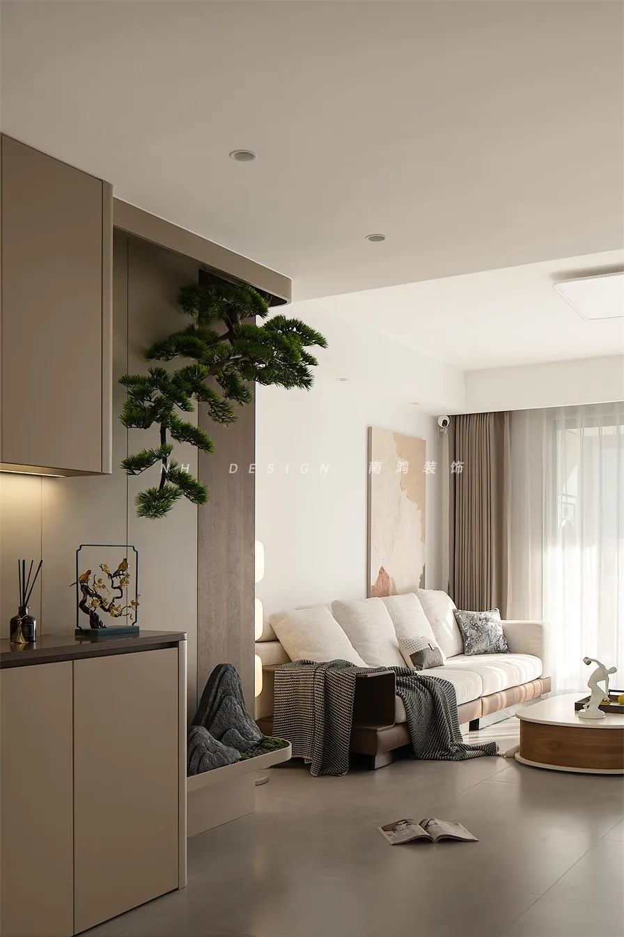 134㎡现代混搭 · 木色松韵,筑静雅中式梦丨中国杭州丨浙江南鸿装饰-32