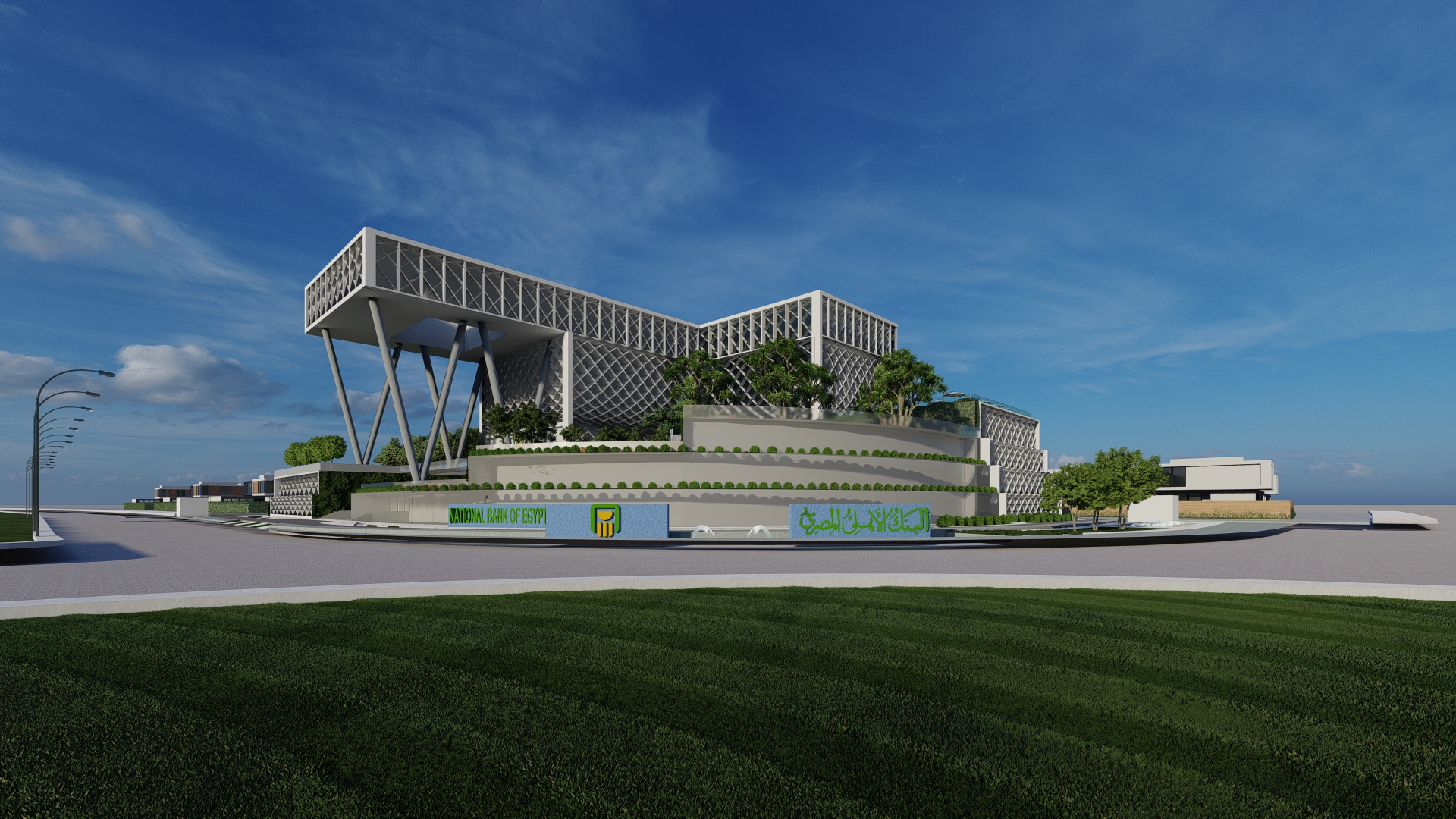 NBE New Alamein Branch & Office Building-6