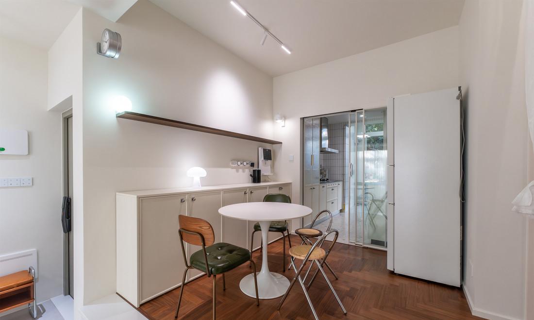 奶油复古风二居室-22