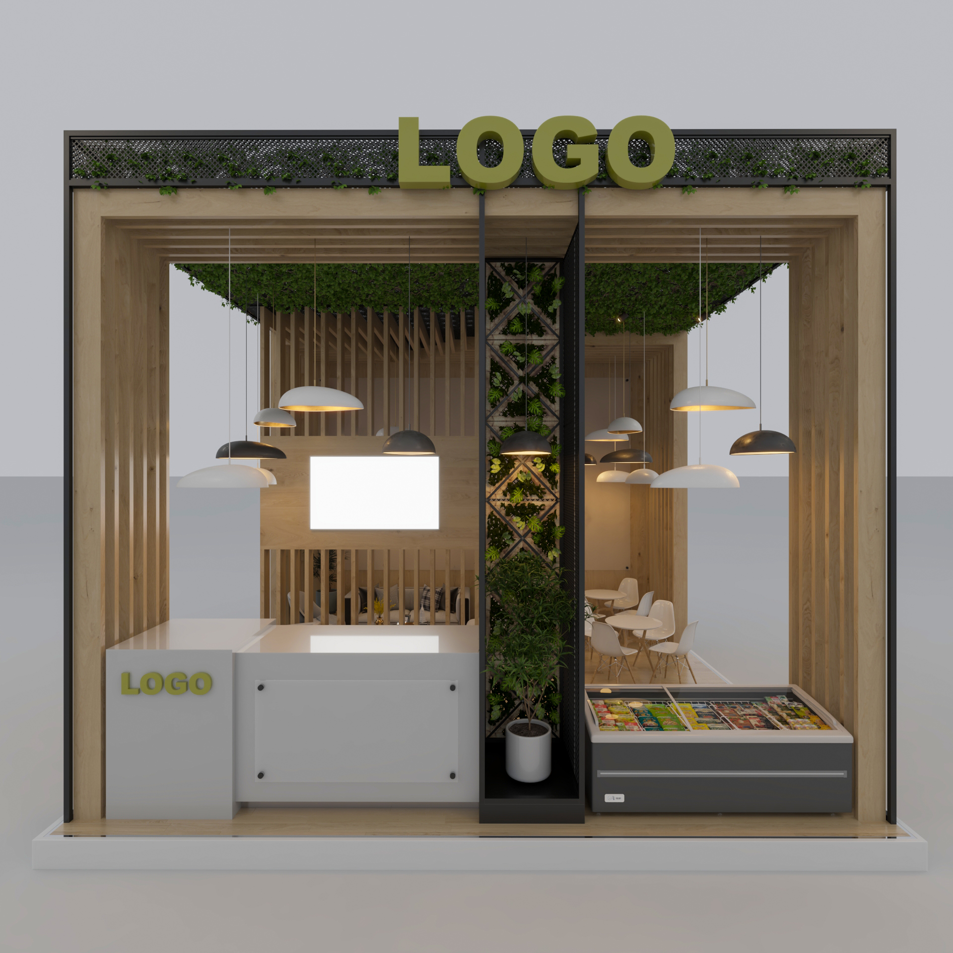 Frozen Food Booth Design-0