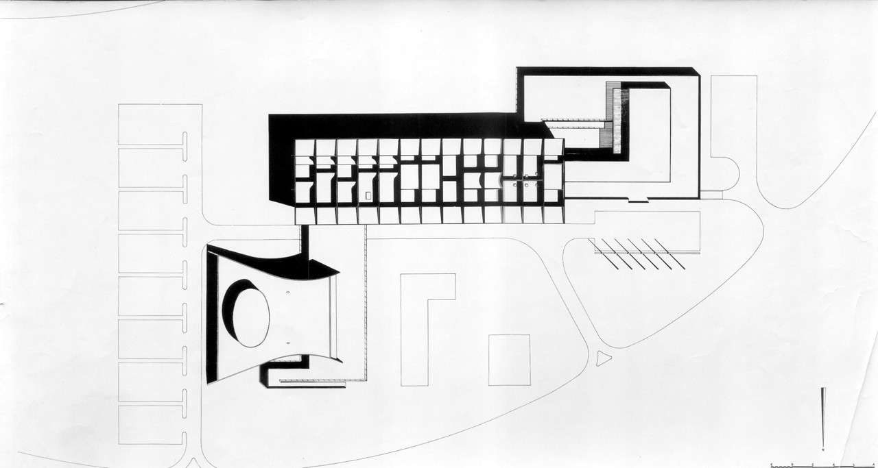 巴西里約熱內盧現代藝術博物館：建築大師 Affonso Eduardo Reidy 採V形柱列、懸吊樓板，打造現代主義建築經典 | FAM-77