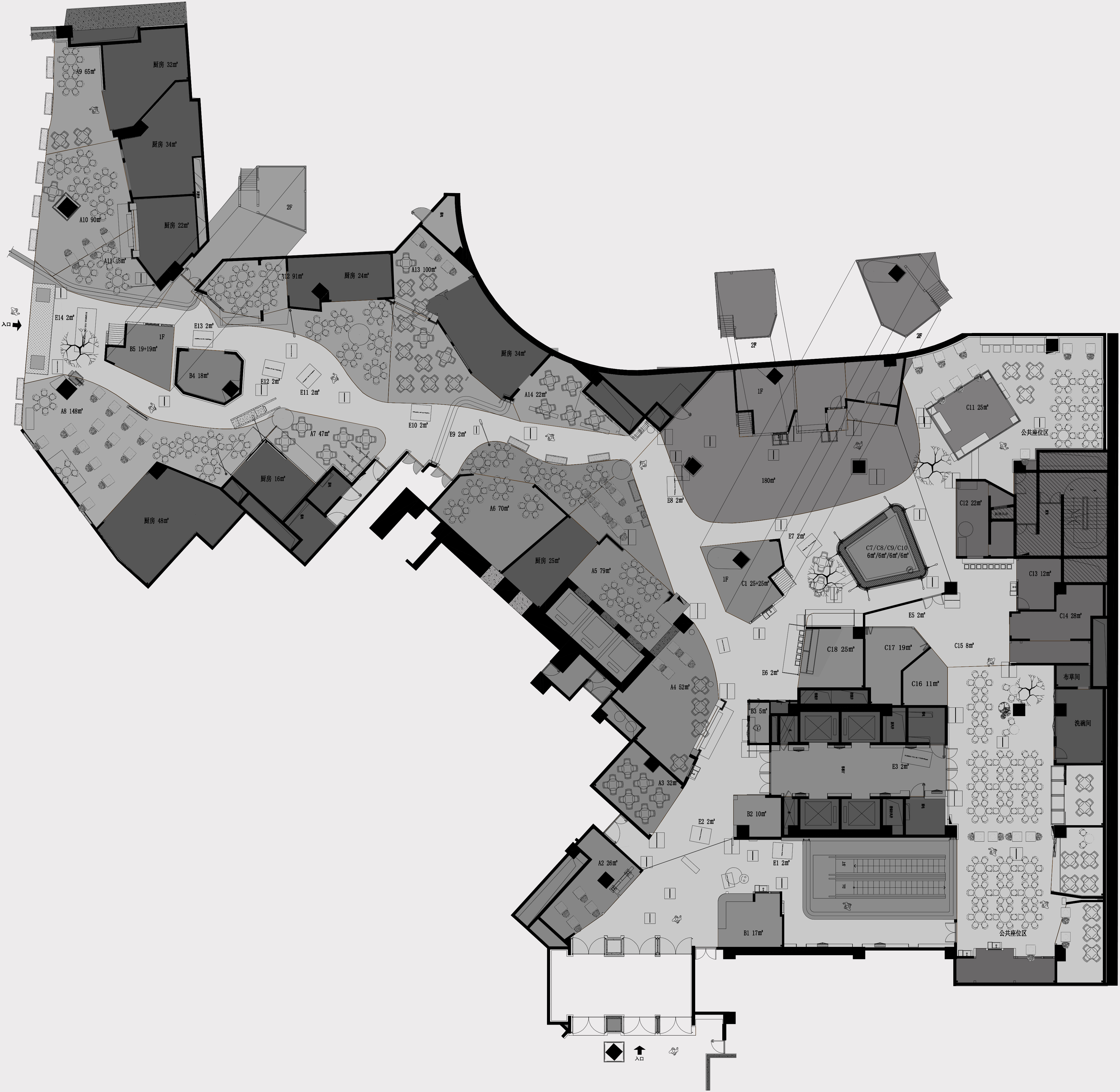 上海城市集市(北外滩来福士)丨中国上海丨上海之见空间设计有限公司-10
