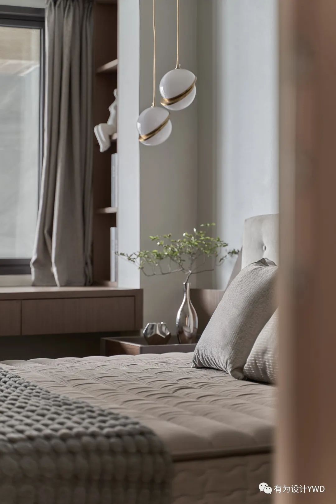 佛山南海中海千灯湖一号，木饰面与大理石的温暖碰撞-84