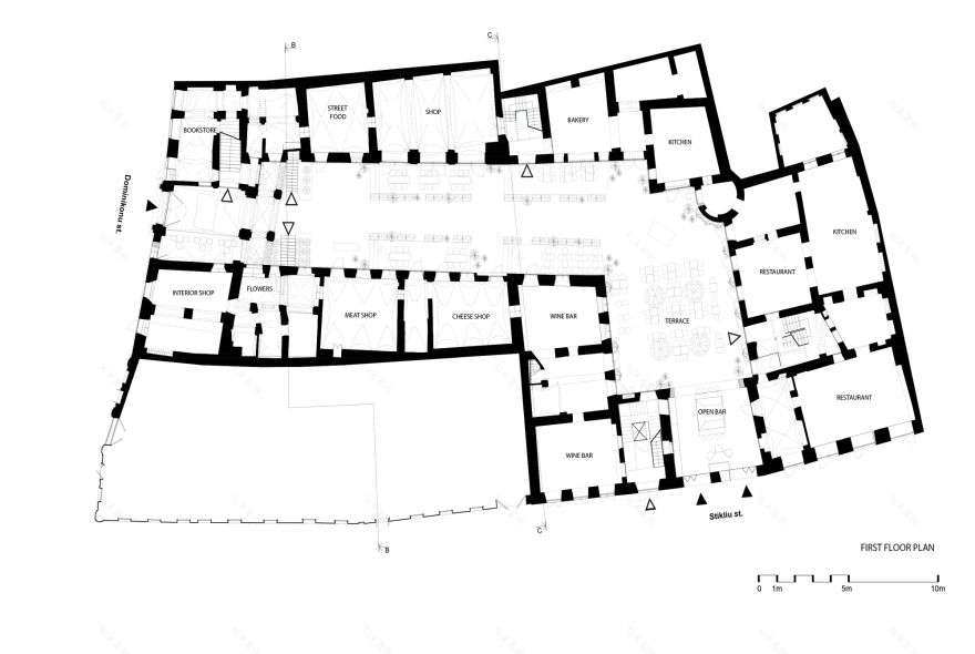 Vilnius Old Town 的 Vainiai Palace Rehabilitation,立陶宛-2