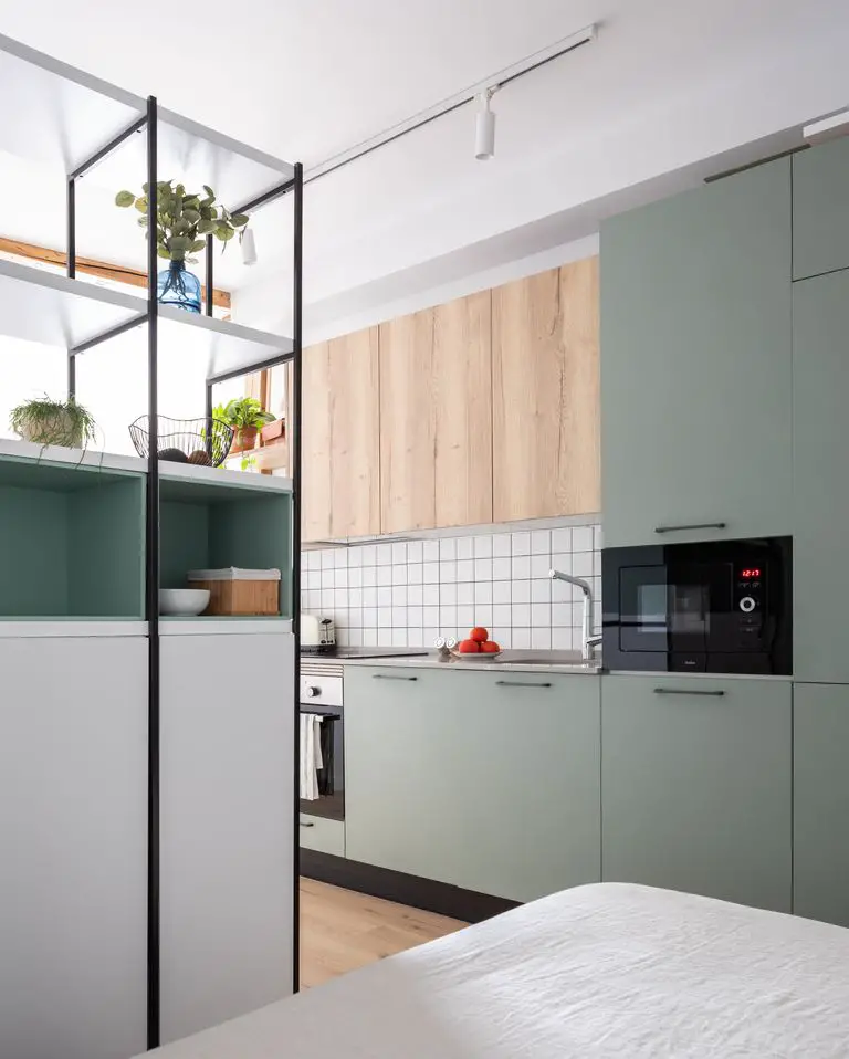 西班牙 37m2 海滨公寓的北欧风格改造-7