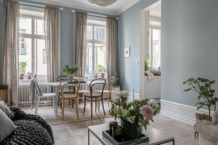 瑞典蓝色温馨小公寓（59 平米）-7