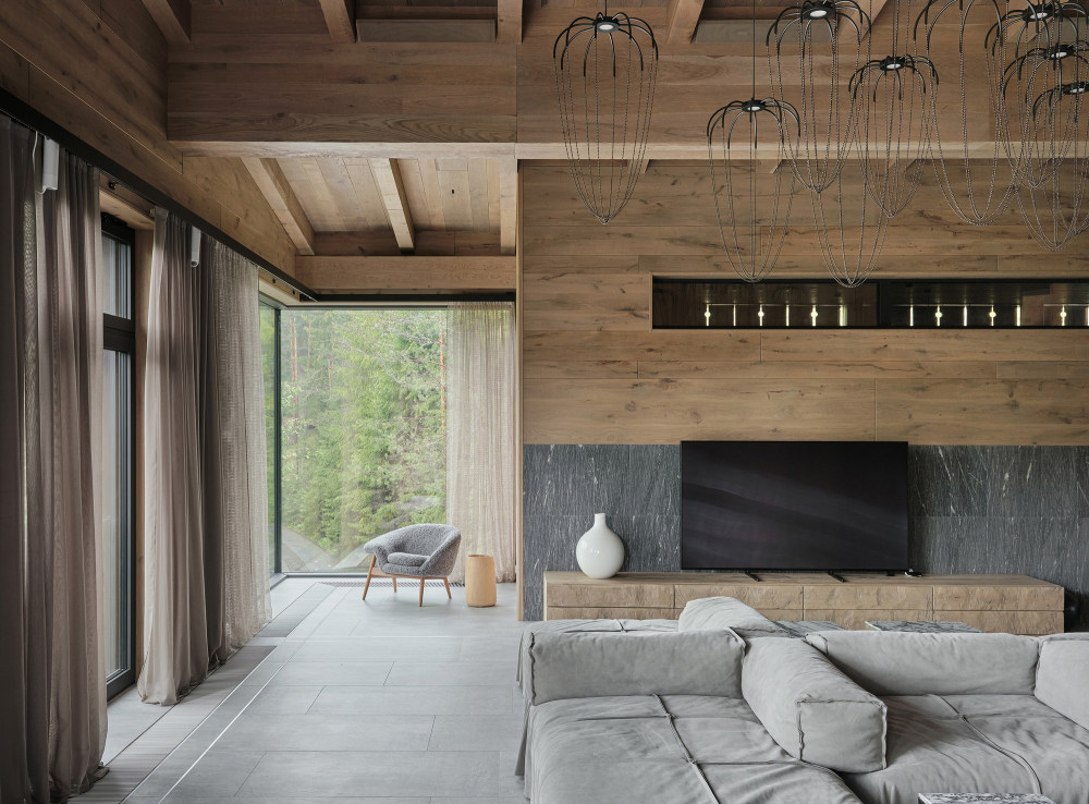 俄罗斯 Hill House 度假别墅丨Horomystudio-3