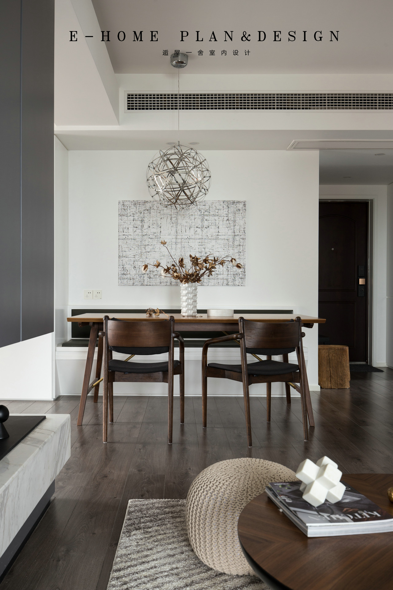 全南向三居室改造 | 通透阳光的禅意家居-23