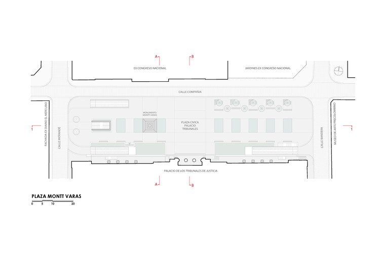 智利圣地亚哥 Montt Varas 广场重建-21