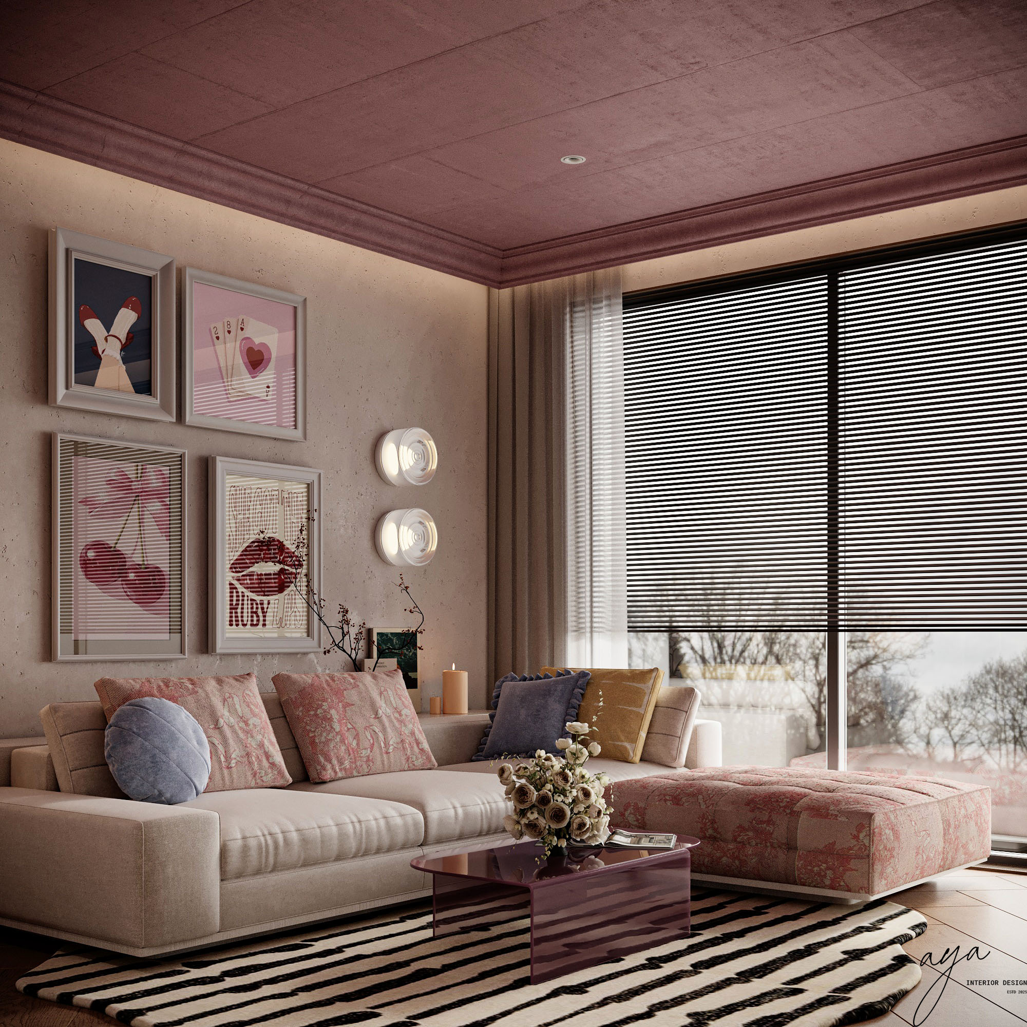 studio apartment living area-1