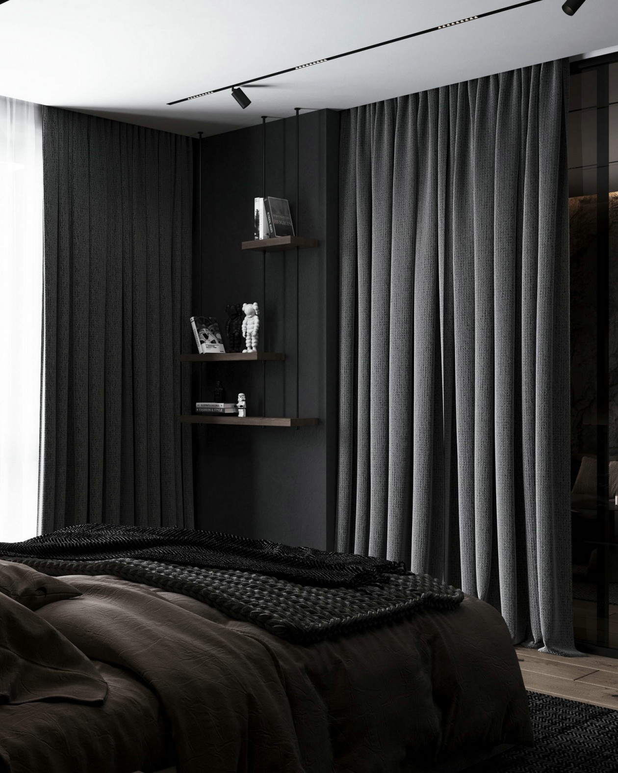 高级黑公寓 丰富极具有质感-23