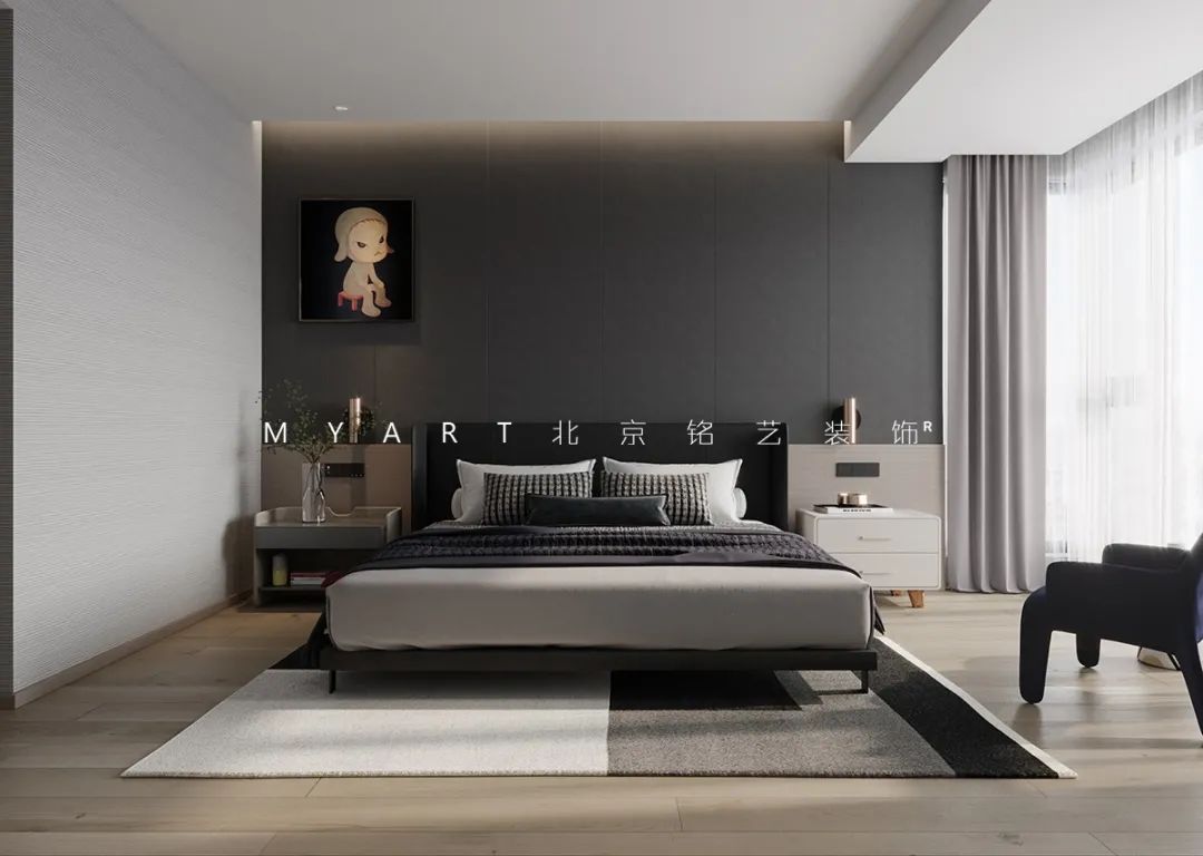 蓝色诗意,自然至简——现代简约家居设计案例-28