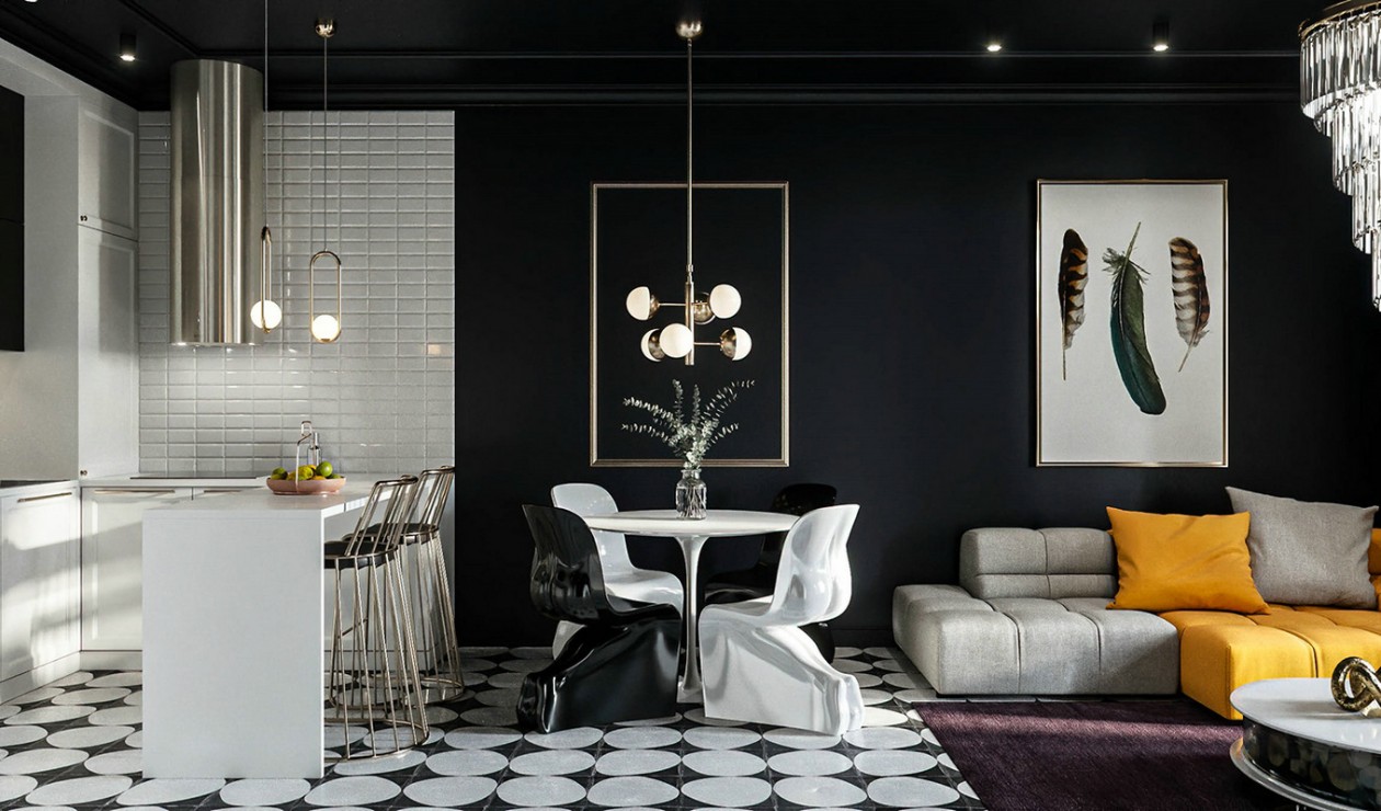 气质优雅的低奢空间-1