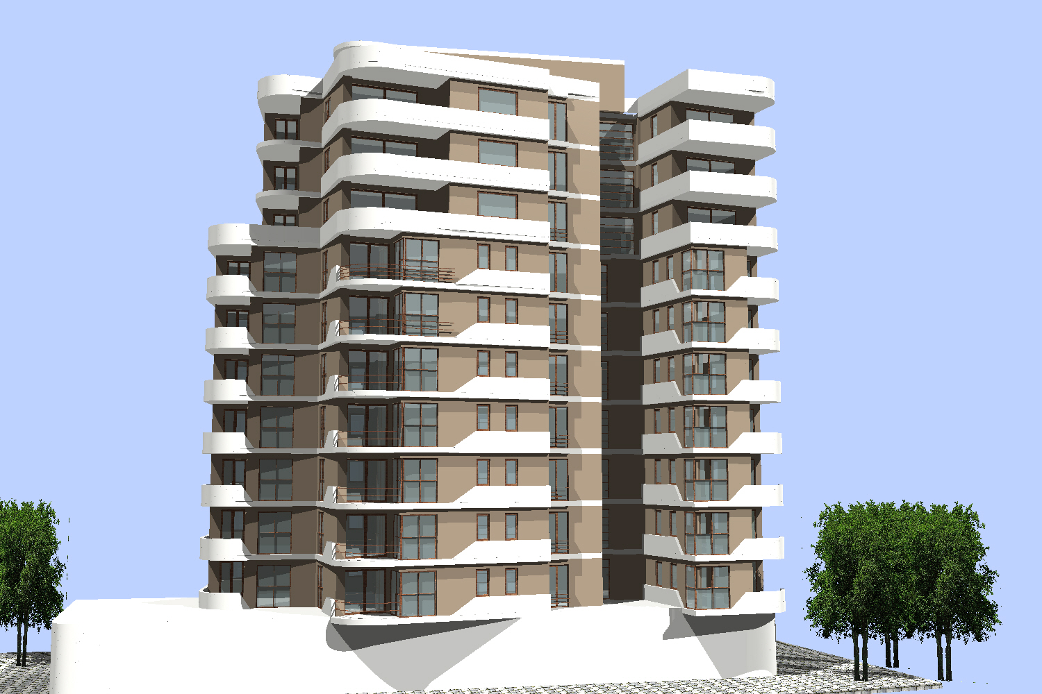 Petek 公寓建筑概念设计-3