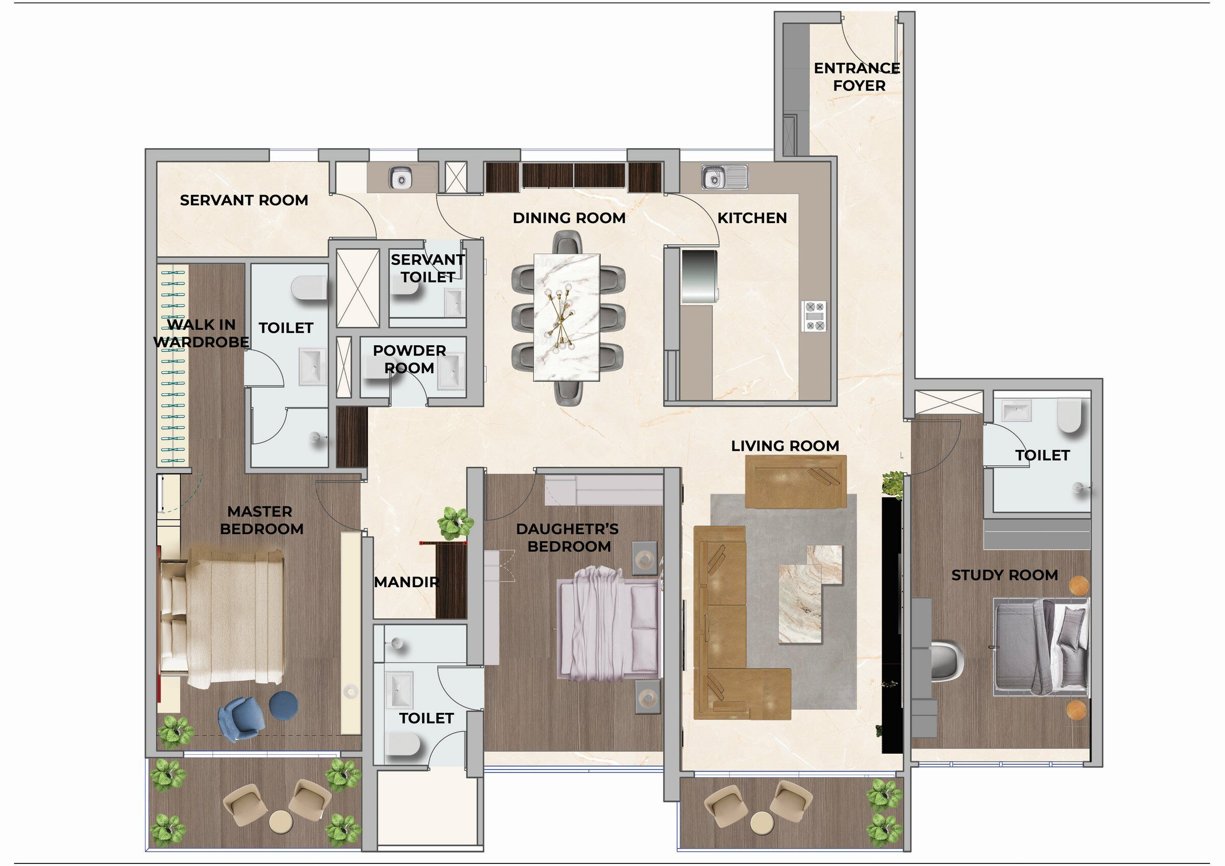 Urban Plush Project 公寓丨印度丨Siddhina Sakla-12