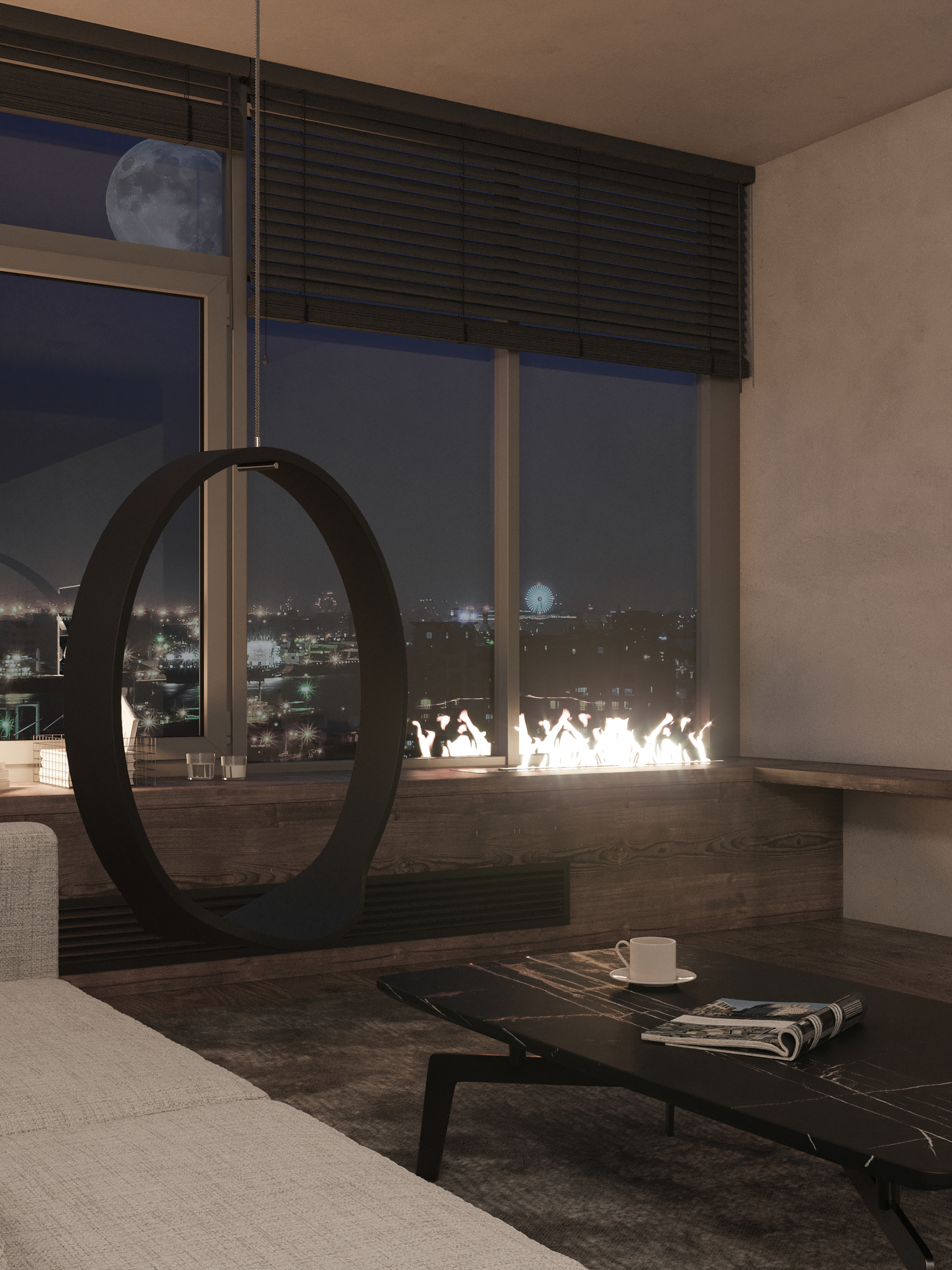 125平，现代简约空间设计                     -6