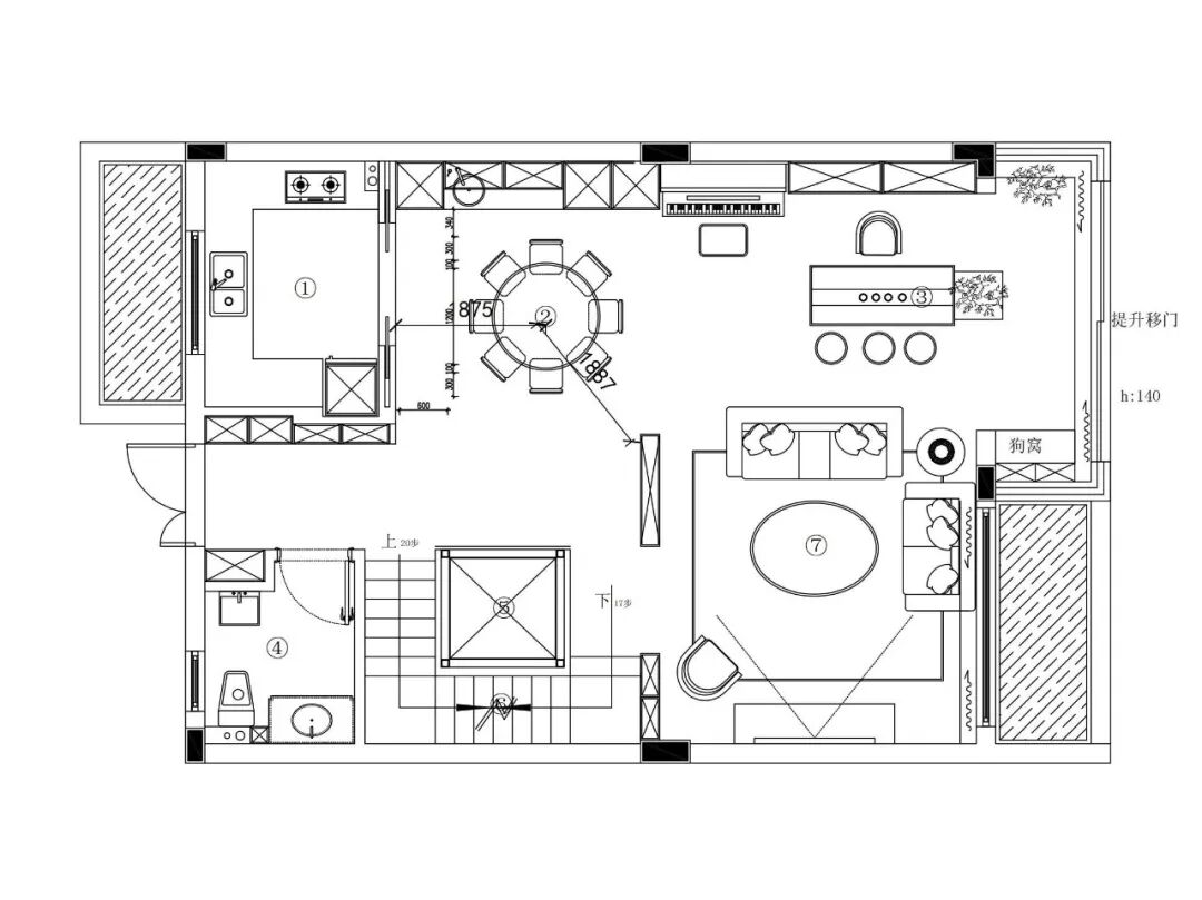 360㎡现代风|市心府：木中藏雅，无序藏奢-66