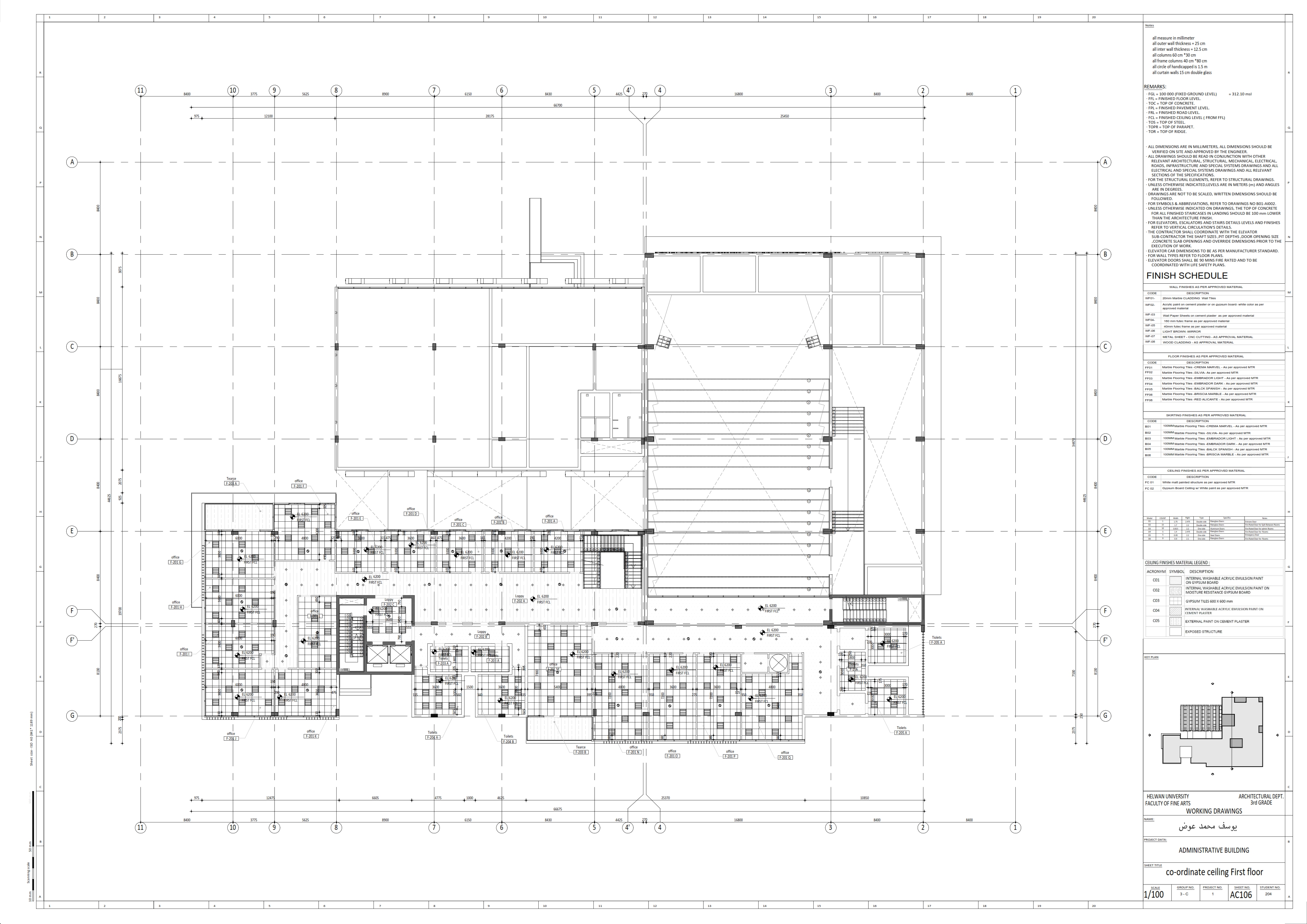 Full Working Drawing (Business administration Building)-18