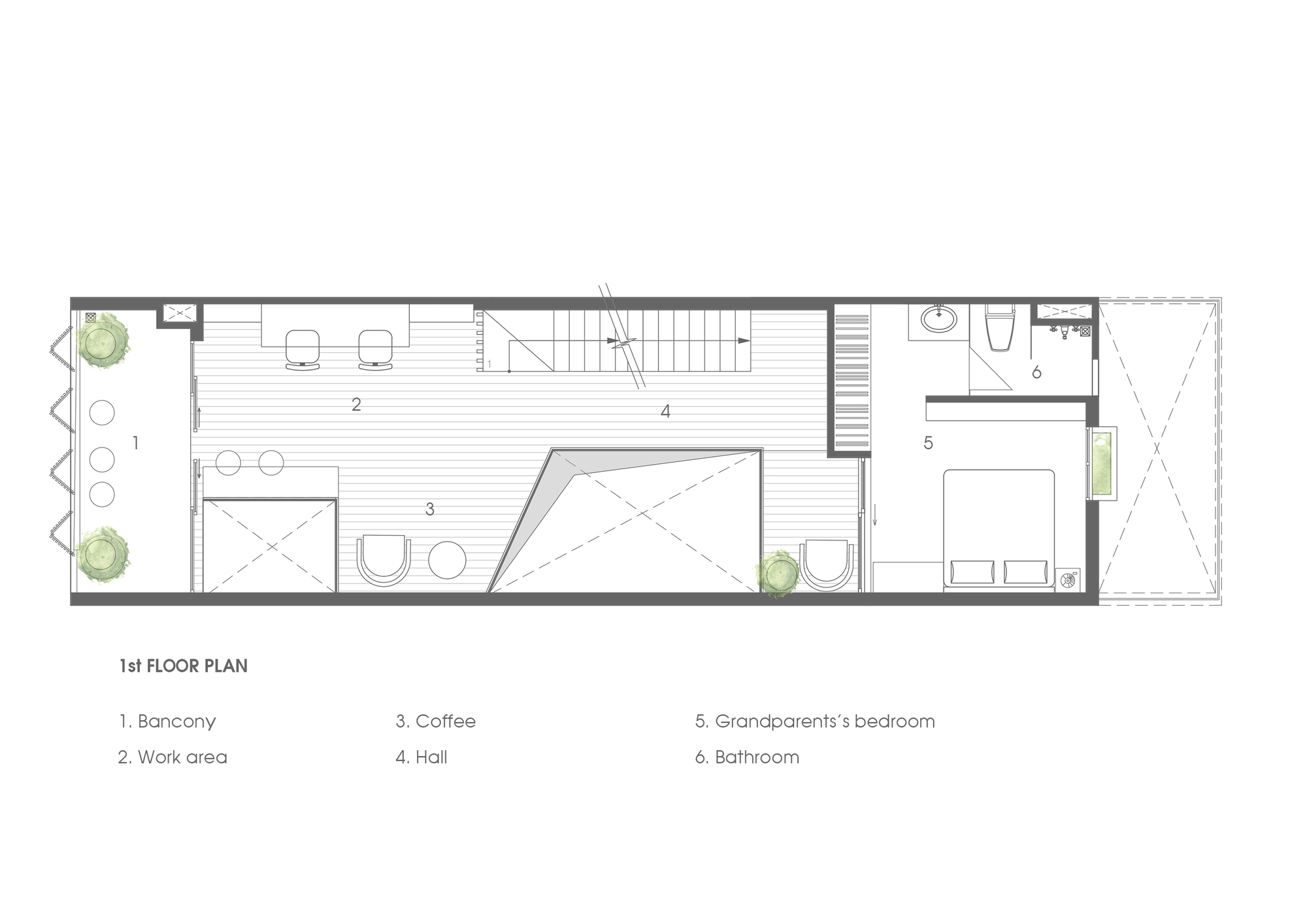 NGỌC House / Story Architecture-12