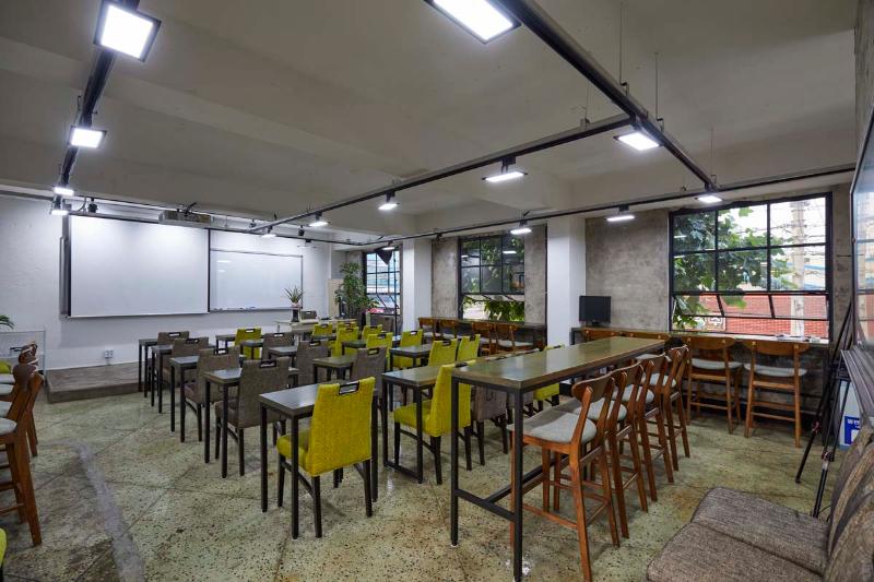 100 平露营风咖啡厅设计-23