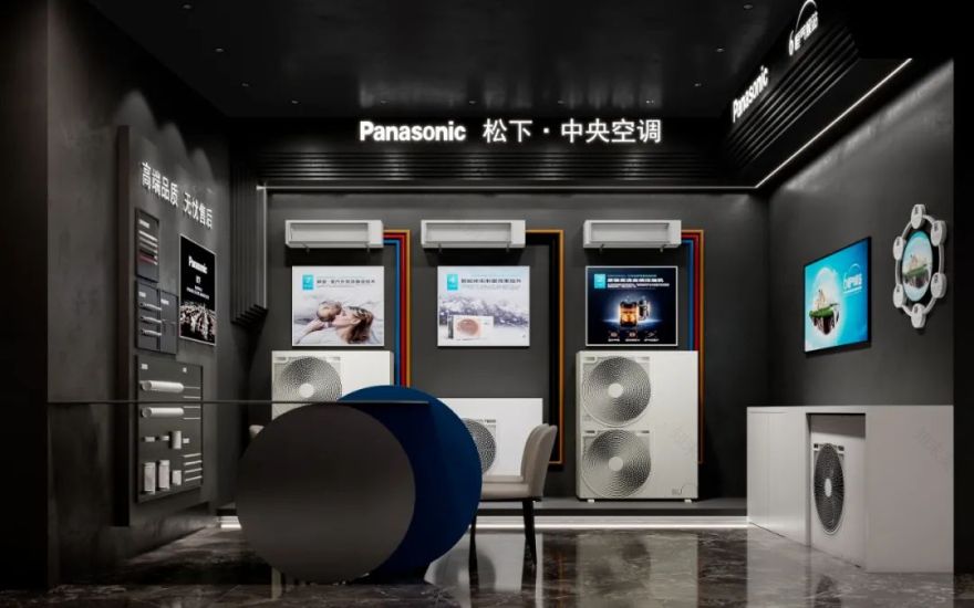 黑暗武士风松下多伦斯暖通展厅丨中国渭南丨周笙笙建筑装饰设计-38