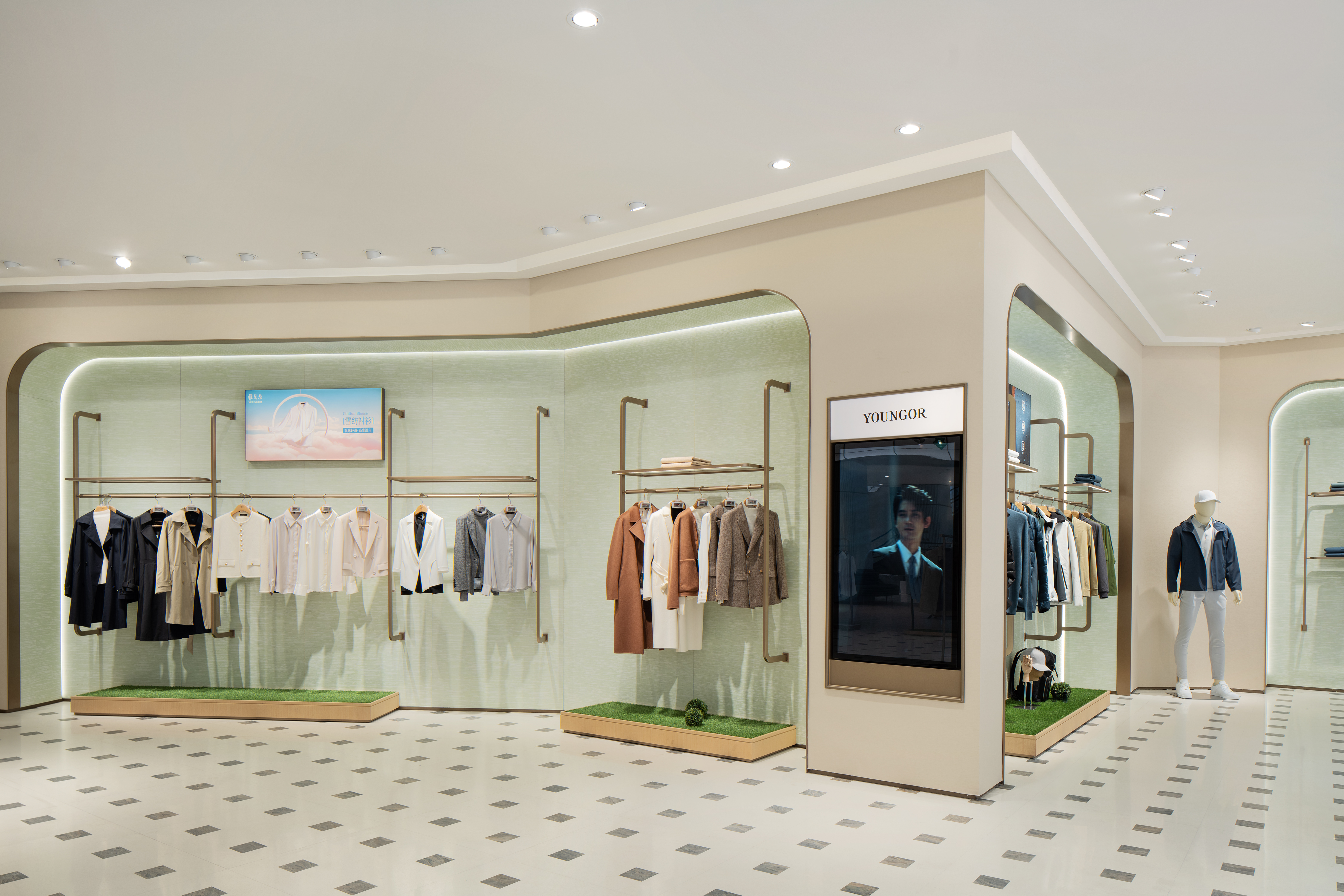 雅戈尔时尚体验馆 | 于闹市之中，建一座竹林衣馆-43