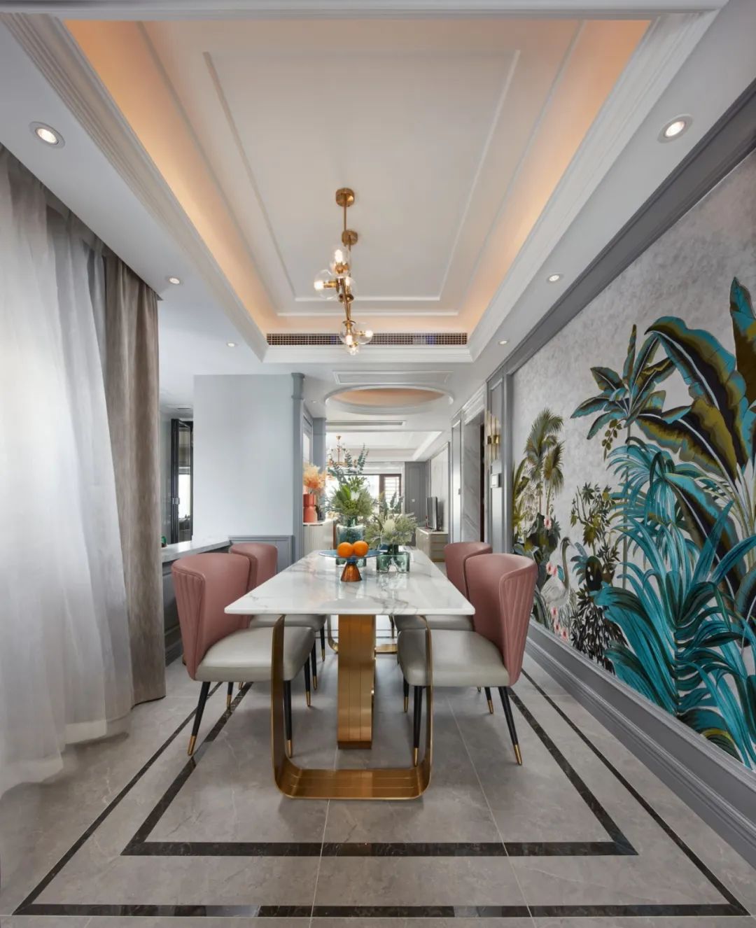 蓝色多瑙河恋曲 · 南宁四房两厅优雅空间设计丨中国南宁丨柒颜设计-26