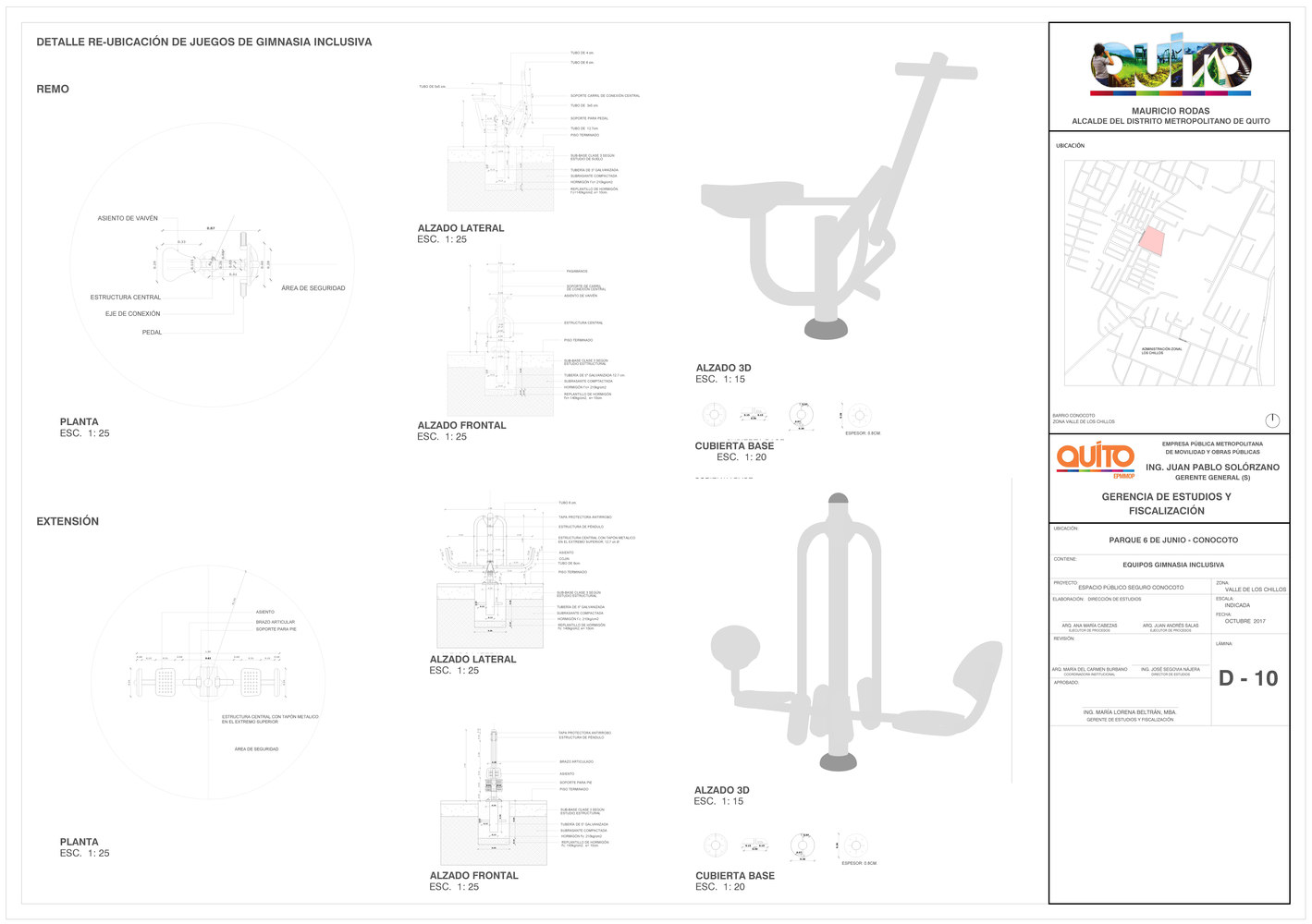 厄瓜多尔 6 月 6 日公园 | 社区参与的环境改造项目-102