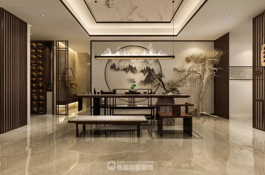 延安茶博馆 | 新中式禅意空间，体验茶道美学-6