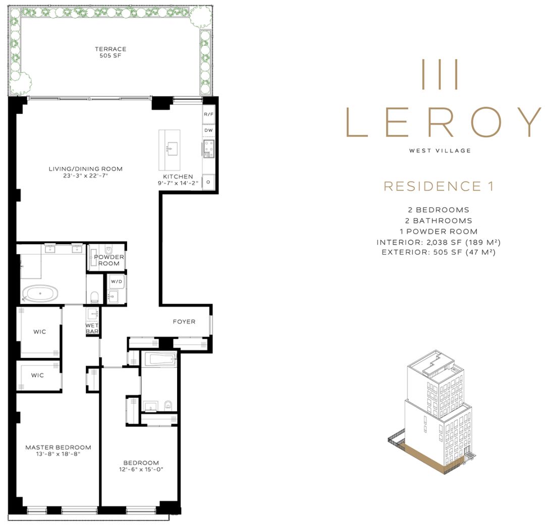 纽约 West Village 的时尚优雅之作——111 Leroy Street-48