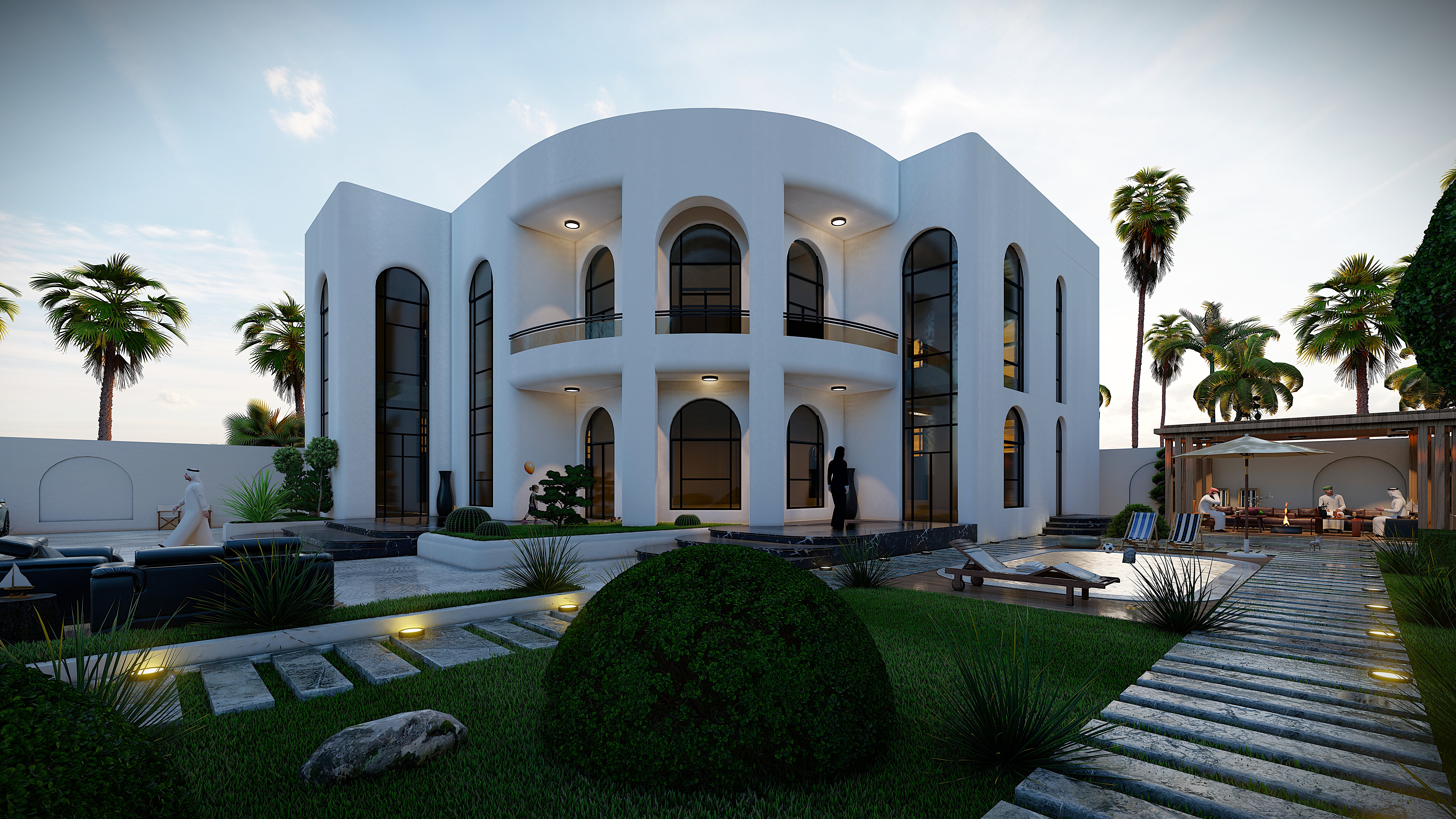 自建别墅丨阿联酋阿布扎比-19