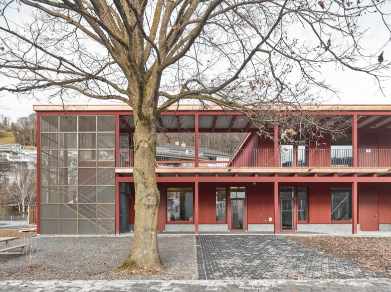 Müller Mantel Architekten ETH SIA丨Neubau Dreifachkindergarten - Schulanlage Eischachen Malters丨瑞士-3