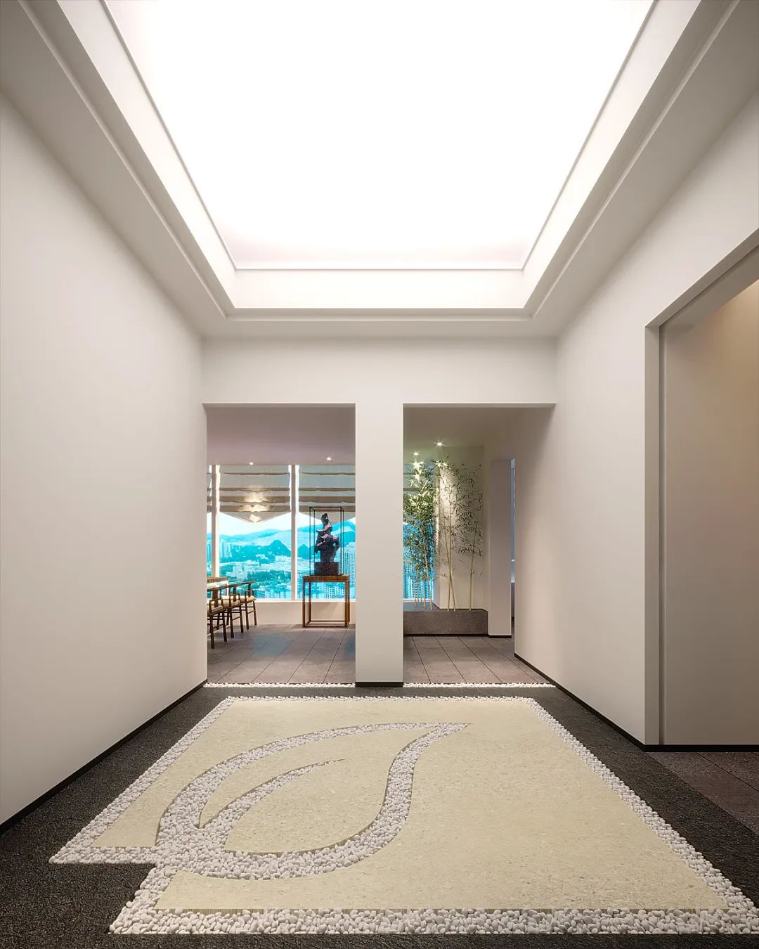 贵州茶文化办公室——马可波罗瓷砖打造的茶香空间-11