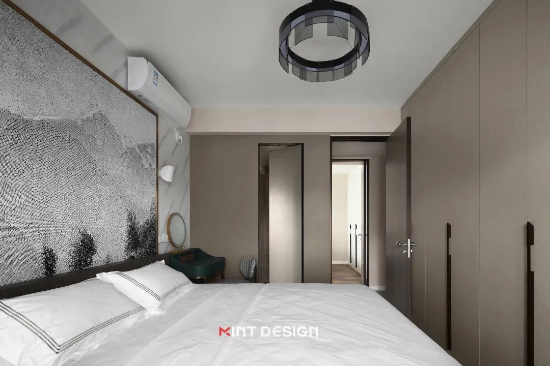 薄荷设计丨胭脂红+原木，玩转复古小情调，把家变成「时光穿梭机」-89