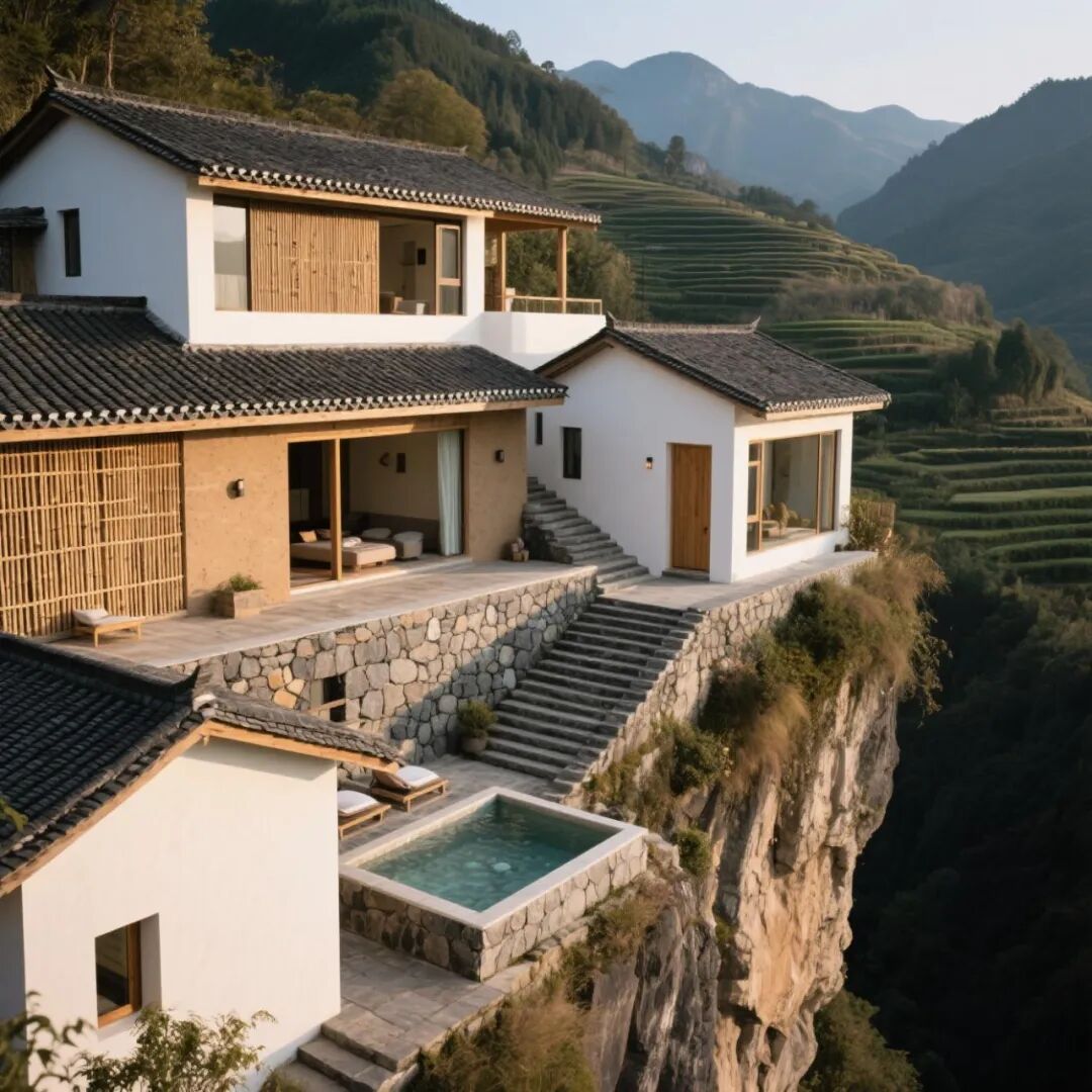 山水民宿：以设计重构疗愈生态，用空间语言诠释东方美学-23